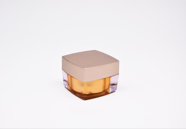 金(銀)色方形面霜盒